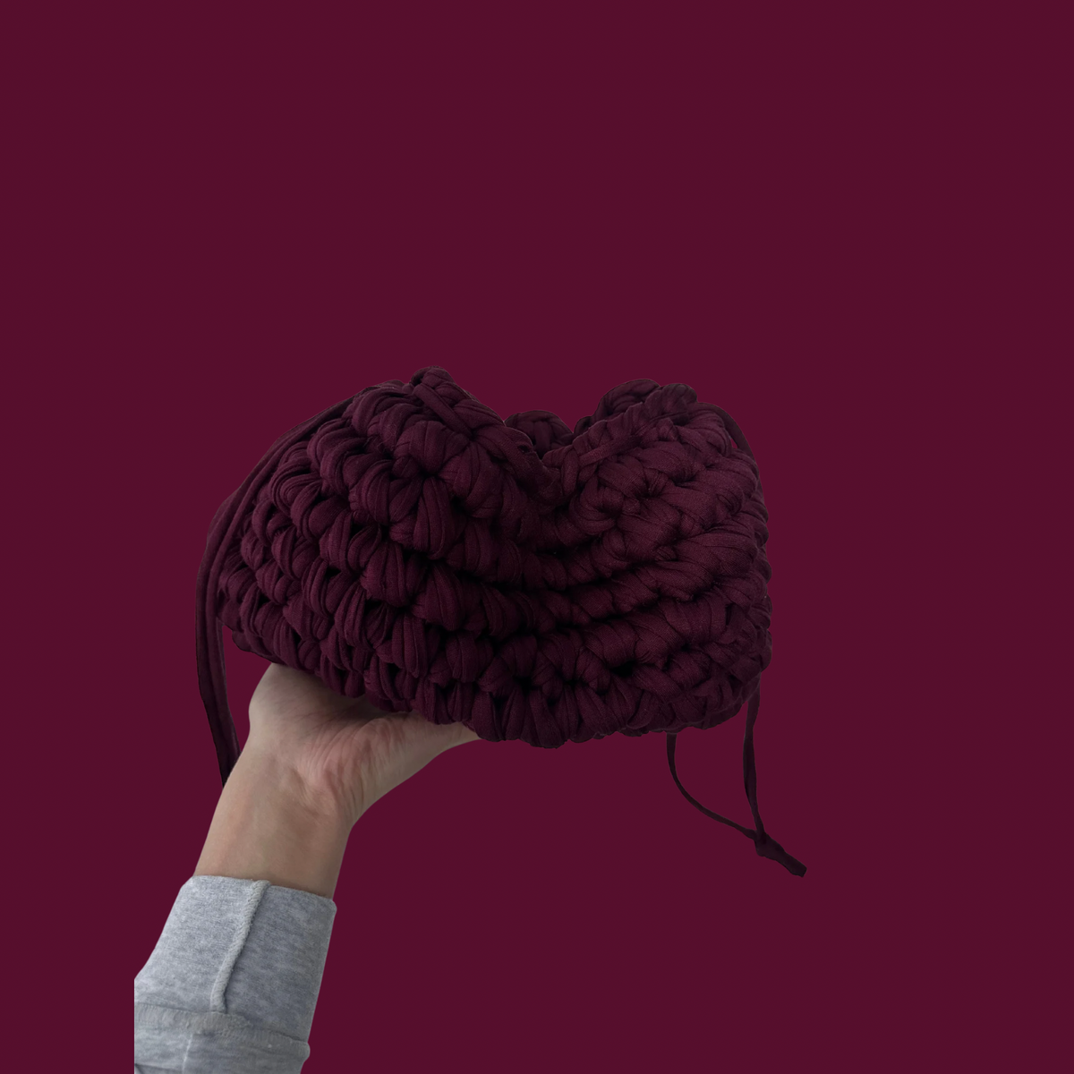 Cloud Pouch Bag - Garnet